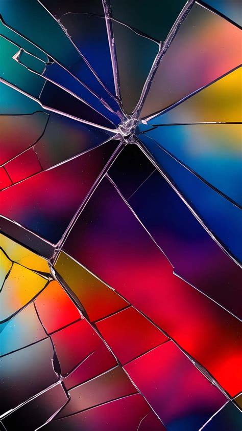 Cracked Glass iPhone Wallpaper 4K - iPhone Wallpapers