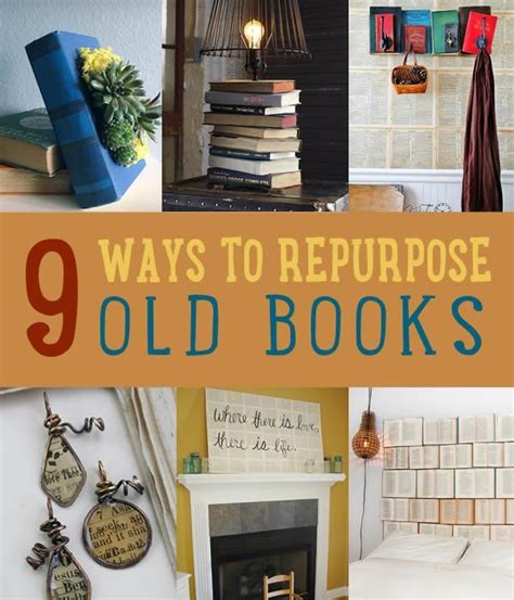 9 DIY Projects Made From Old Books | Art Of Upcycling | DIY Projects | Old book crafts, Book ...