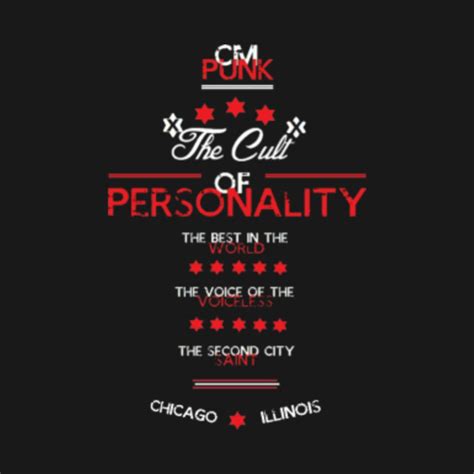 "The Cult of Personality" - CM PUNK - Cm Punk - T-Shirt | TeePublic