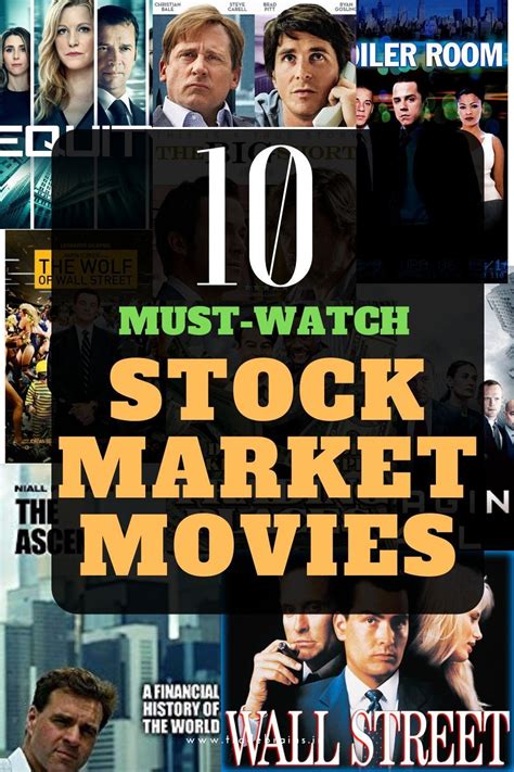 Top 10 Stock Market Movies That Every Investor Should Watch! | Stock market, Stock market quotes ...