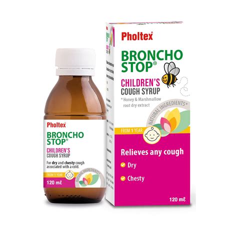 Bronchostop Childrens Cough Syrup 120ml - Med365