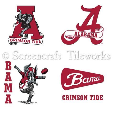 Vintage alabama Logos