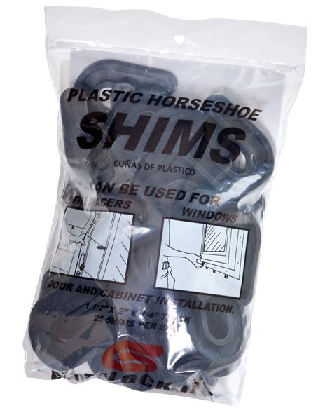 Horseshoe Shim Bags 1/4" - Glazelock Shims