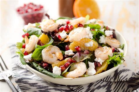 Winter Fruit & Shrimp Salad