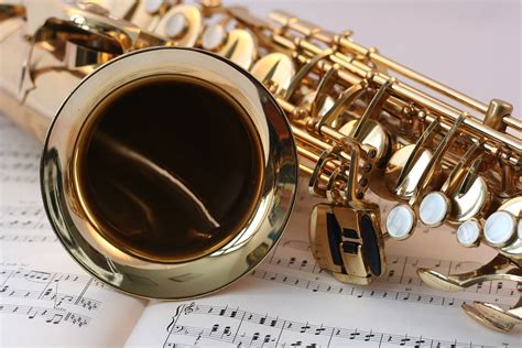 Free Images : reflection, musical instrument, saxophone, gold, keys ...