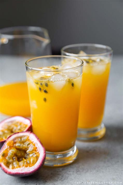 Passion Fruit Juice - The Little Epicurean