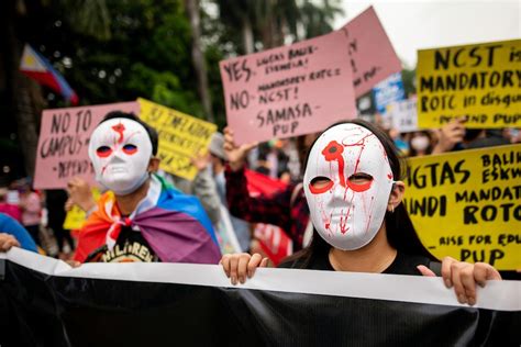 Human Rights Day protesters accuse Philippines president of extrajudicial killings, injustices ...