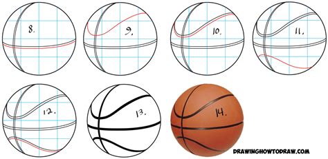 How to Draw a Basketball in Easy Step by Step Drawing Tutorial – How to Draw Step by Step ...