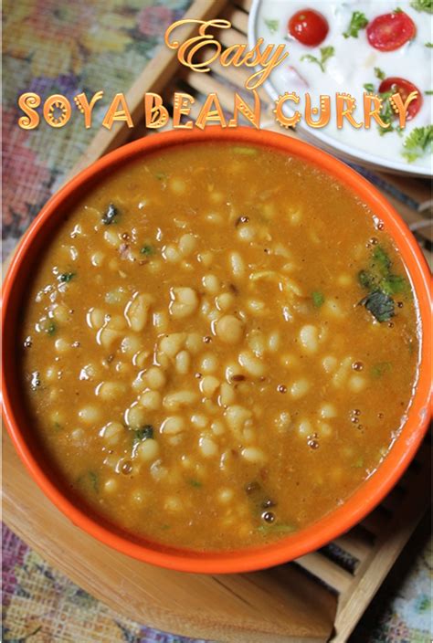 Easy Soya Bean Curry Recipe / Soybean Curry Recipe - Yummy Tummy