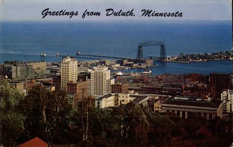 View from Skyline Parkway Boulevard Duluth, MN