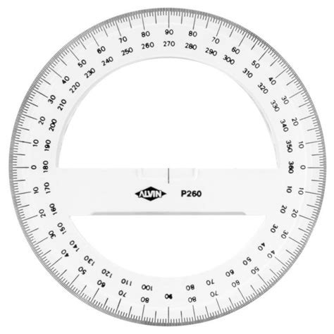 Printable+360+Degree+Protractor | Circle Template, Coloring - Printable Ruler Actual Size