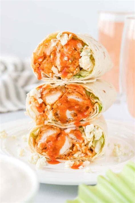 5-Minute Buffalo Chicken Wrap | Everyday Family Cooking