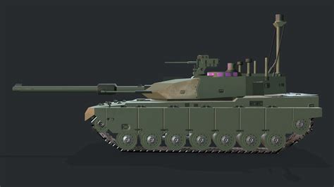 ArtStation - Modern MBT Tank | Game Assets