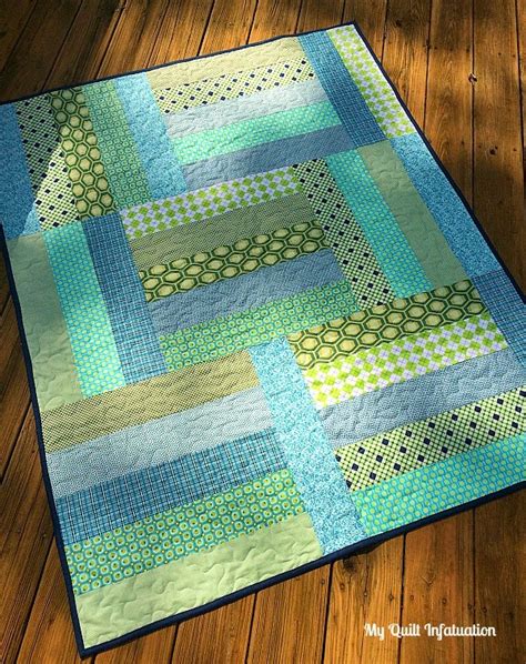 Fort Worth Fabric Studio: Oh Sew Baby: Strip Tango Baby Quilt Tutorial