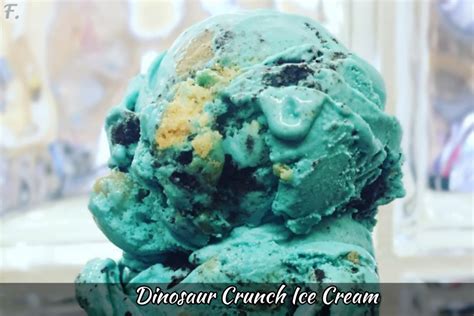 How To Make Dinosaur Crunch Ice Cream (Recipe) - Foodie Front