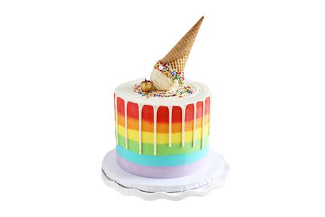 Ice Cream Rainbow Cake