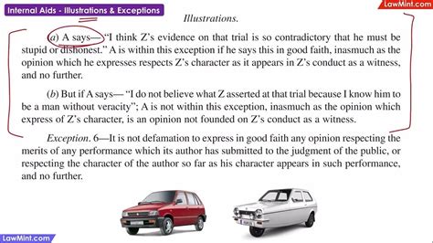 Illustrations & Exceptions Internal Aids Interpretation of Statutes LLB - YouTube