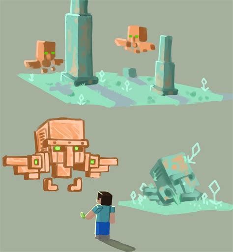 Minecraft concept art I did – @trepppy on Tumblr