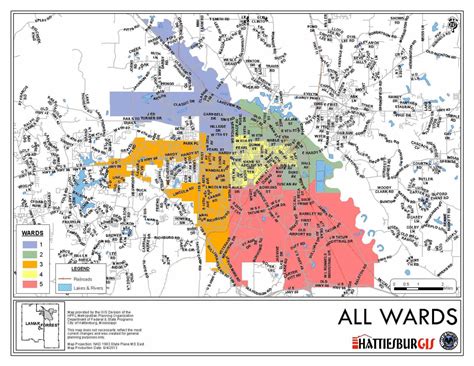 Ward Maps - City of Hattiesburg