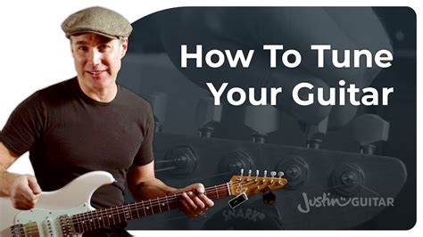 How to Tune Your Guitar For Beginners - YouTube