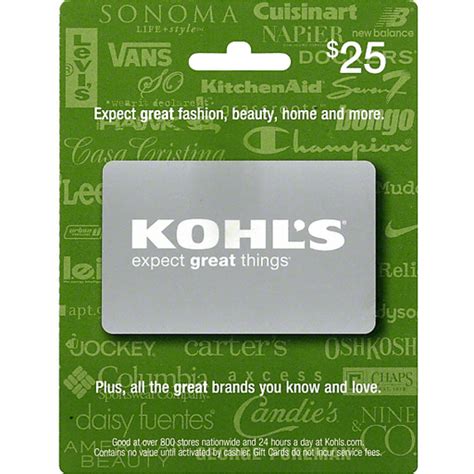 Kohls Gift Card, $25 | Gift Cards | My Country Mart (KC Ad Group)