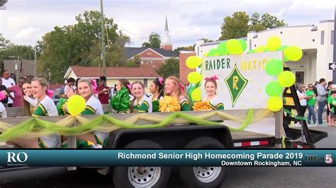 Richmond Senior High Homecoming Parade 2019 - YouTube