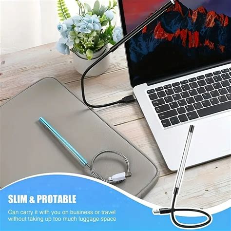 Flexible Usb Led Light Laptop Keyboard Computer Dimmable - Temu