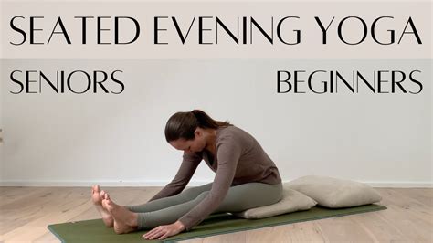 10 min Seated Evening Yoga for Beginners & Seniors | 10 min Evening ...