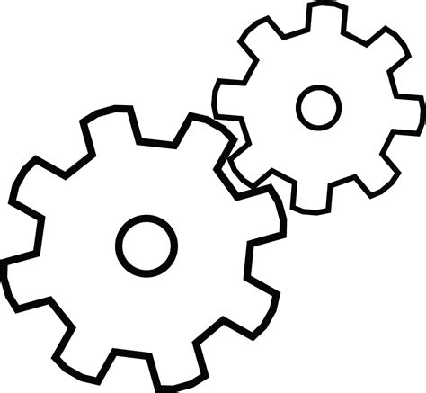 Clock Gears Drawing | Free download on ClipArtMag