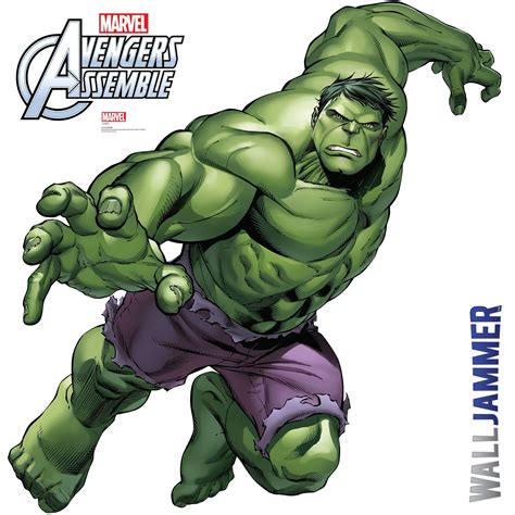 Avengers Assemble Hulk Wall Decal Avengers Decals, Marvel Avengers ...