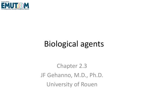 Biological agents