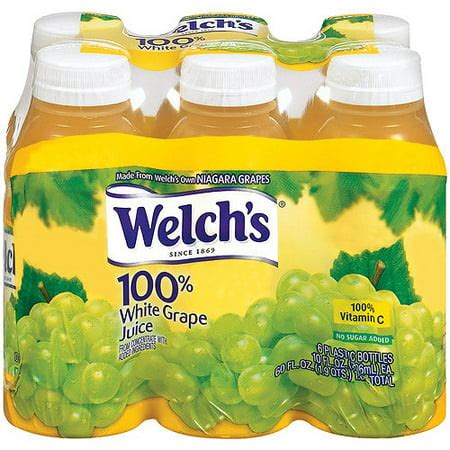 Welch's 100% White Grape Juice, 10 Fl. Oz., 6 Count - Walmart.com