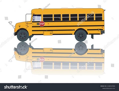 American Yellow School Bus Bus Icon Stock Vector (Royalty Free ...