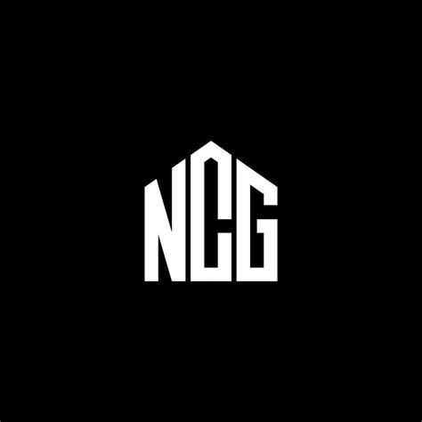 NCG letter logo design on BLACK background. NCG creative initials ...