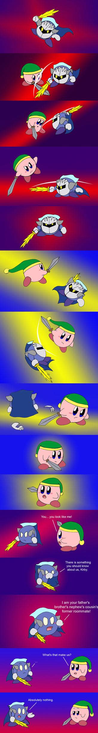 Kirby vs Meta Knight by Rainbow-Boa on DeviantArt