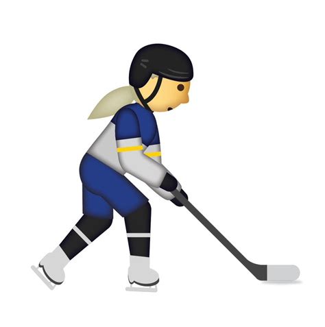 We play hockey. | New Emoji For Women | POPSUGAR Tech Photo 4