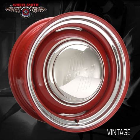 Classic Car Vintage Style 2-Piece Steel Wheels