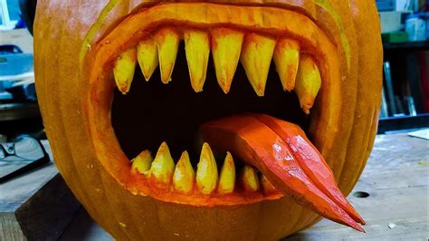 Scary Face Pumpkin Carving Patterns