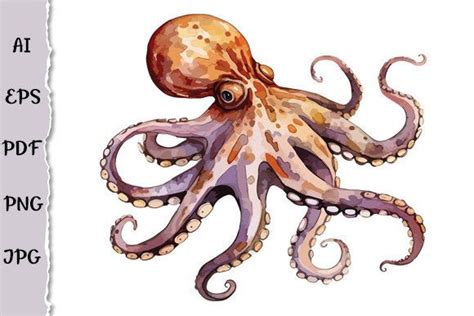 46 Octopus Clipart Png Designs & Graphics