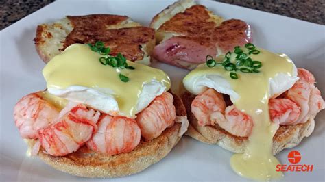 Langostino Eggs Benedict Recipe | Seatech Corporation