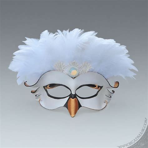 Swan Princess Mask - Beadmask | Mask, Animal masks, Leather mask