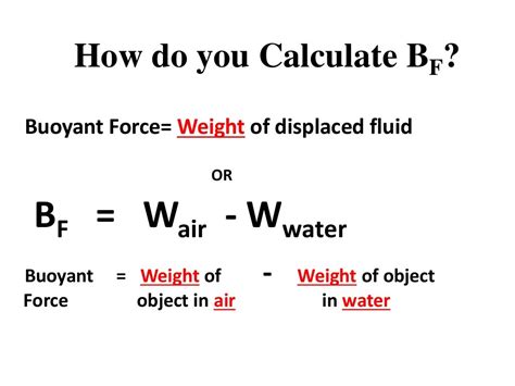 Buoyancy & floatation