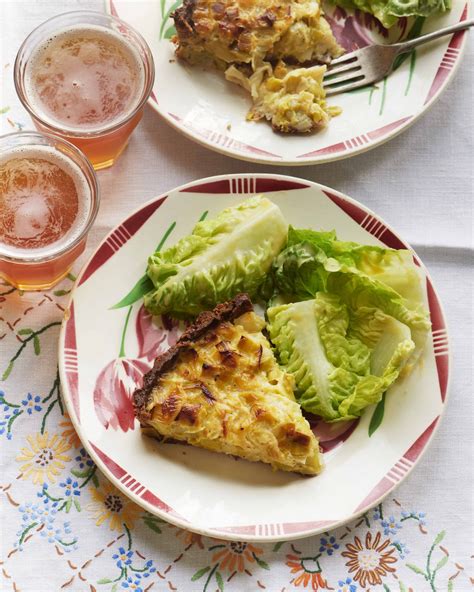 Leek Tart with Walnut Pastry – British Leeks