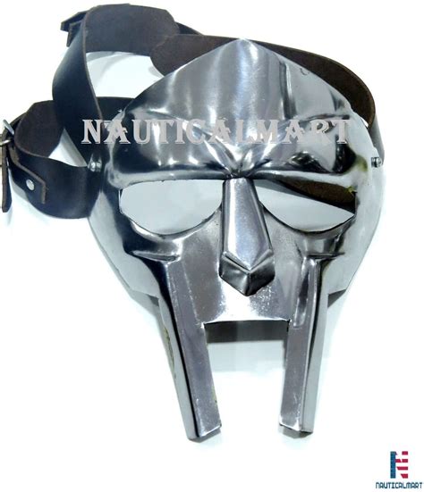 Daniel Dumile MF Doom Rapper Gladiator Mask - Silver - Walmart.com