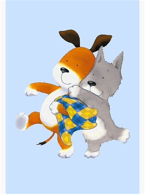 "Kipper the dog and tiger" Poster for Sale by oldschool-kids | Redbubble