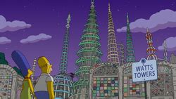 Watts Towers - Wikisimpsons, the Simpsons Wiki