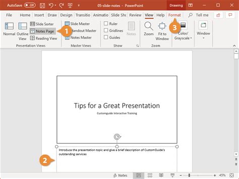 How to Print a PowerPoint with Notes | CustomGuide