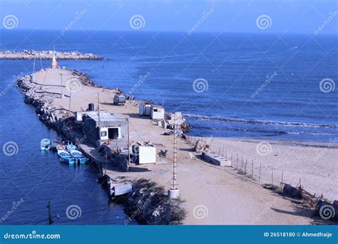 Gaza sea port stock photo. Image of boat, fishing, morning - 26518180