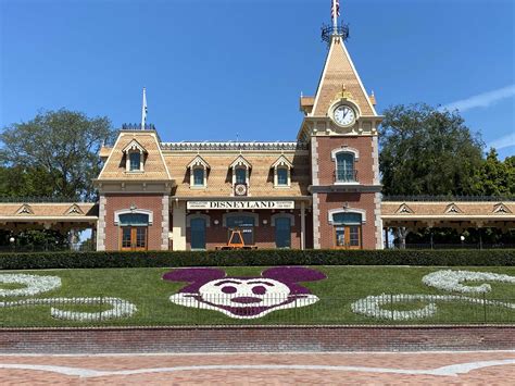 PHOTOS: Disneyland Entrance Area Being Refurbished, New Mickey Flowers ...