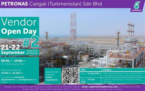 PETRONAS Carigali (Turkmenistan) Sdn Bhd invites for Vendor Open Day#2 - 2022 - News Central ...